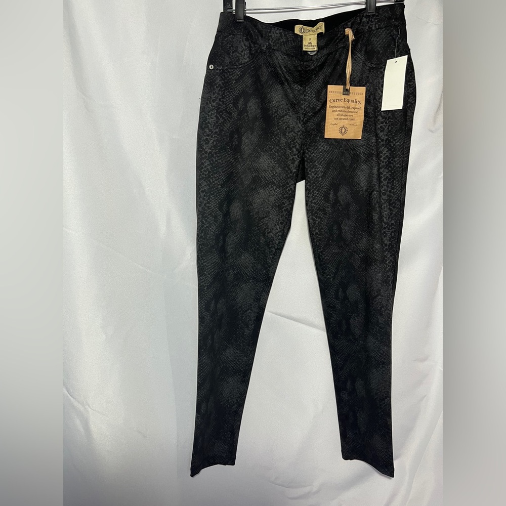 Democracy Stretched Dark Blue and Black Pants